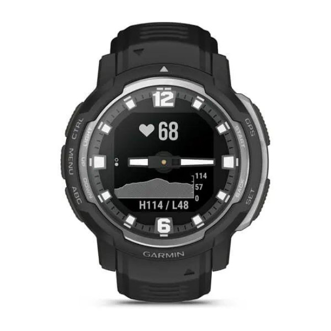 Смарт-часы Garmin Instinct Crossover - Standard Edition Black (010-02730-13/03)