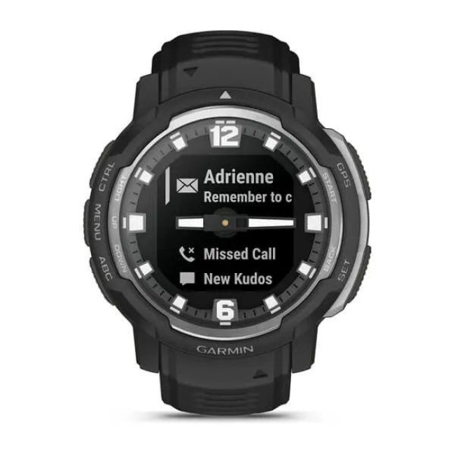 Смарт-часы Garmin Instinct Crossover - Standard Edition Black (010-02730-13/03)