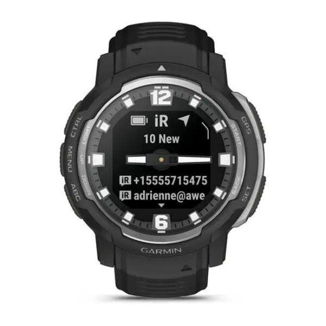 Смарт-часы Garmin Instinct Crossover - Standard Edition Black (010-02730-13/03)