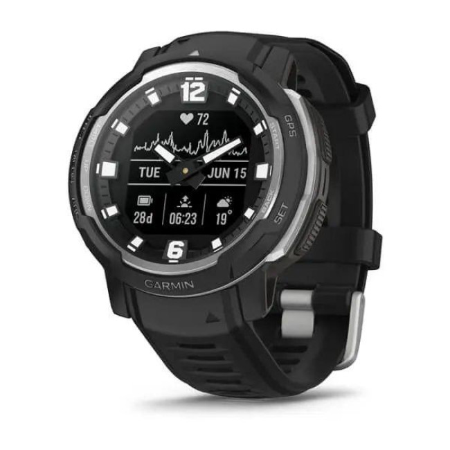 Смарт-часы Garmin Instinct Crossover - Standard Edition Black (010-02730-13/03)