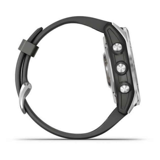 Garmin Fenix 7S Silver with Graphite Band (010-02539-00/01)