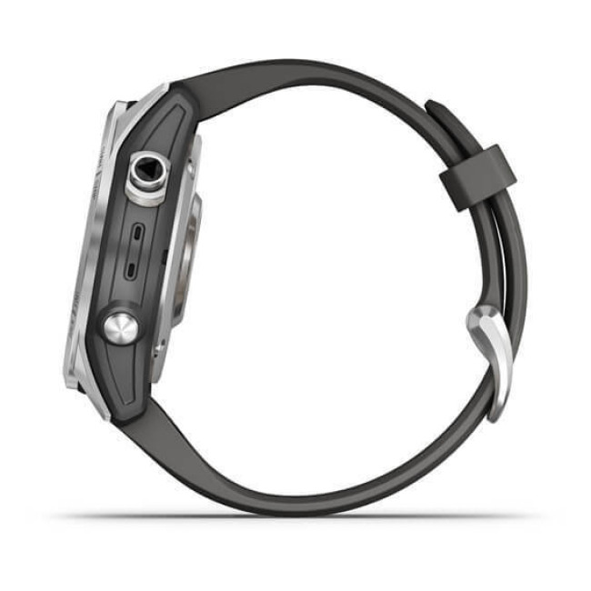 Garmin Fenix 7S Silver with Graphite Band (010-02539-00/01)