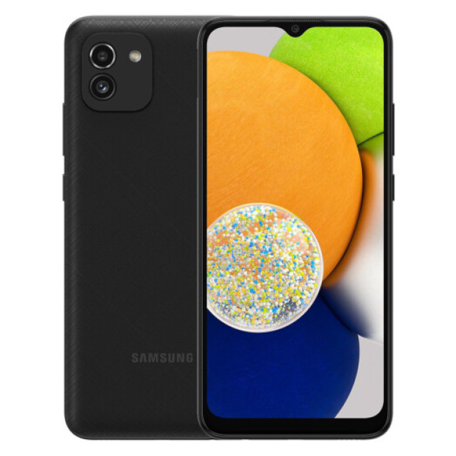 Смартфон Samsung Galaxy A03 SM-A035F 3/32Gb Black (SM-A035FZKD)