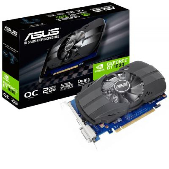 Видеокарта ASUS GeForce GT1030 2048Mb OC (PH-GT1030-O2G)