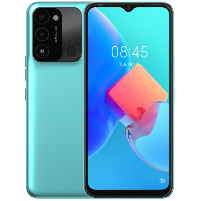 Смаpтфон Tecno Spark 8С KG5k 4/128GB Turquoise Cyan (4895180777929)