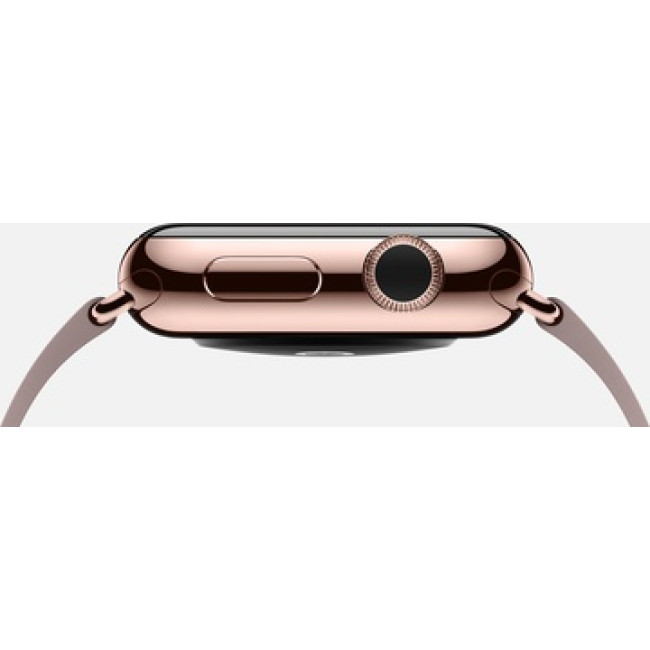 Умные часы Apple Watch Edition 38mm 18-Karat Rose Gold Case with Rose Gray Modern Buckle (MJ3K2)