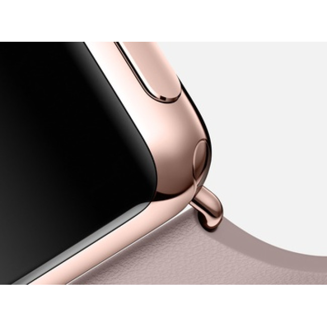 Умные часы Apple Watch Edition 38mm 18-Karat Rose Gold Case with Rose Gray Modern Buckle (MJ3K2)