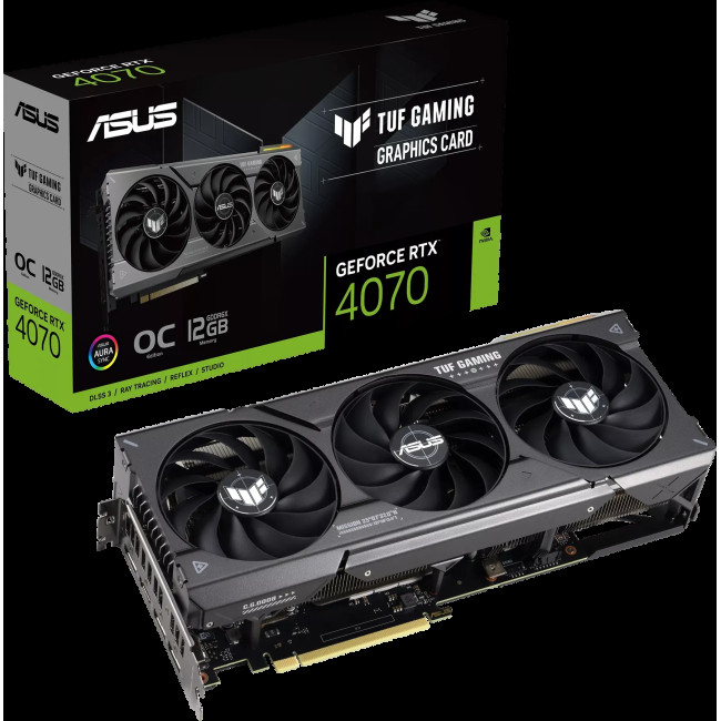 ASUS GeForce RTX4070 12Gb TUF OC GAMING (TUF-RTX4070-O12G-GAMING)