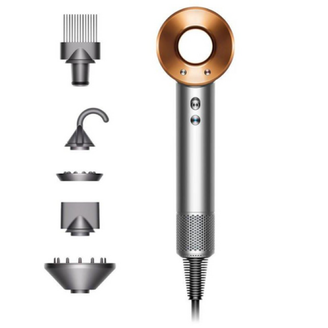 Фен Dyson HD07 Supersonic Nickel/Copper Gift Edition (411117-01)