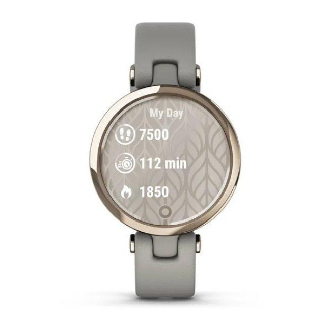 Garmin Lily Classic Edition - Cream Gold Bezel w. Braloba G. Case and Italian L. Band (010-02384-A2/B2)