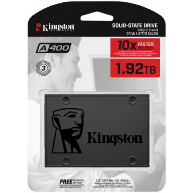 SSD накопитель Kingston A400 1.92 TB (SA400S37/1920G)