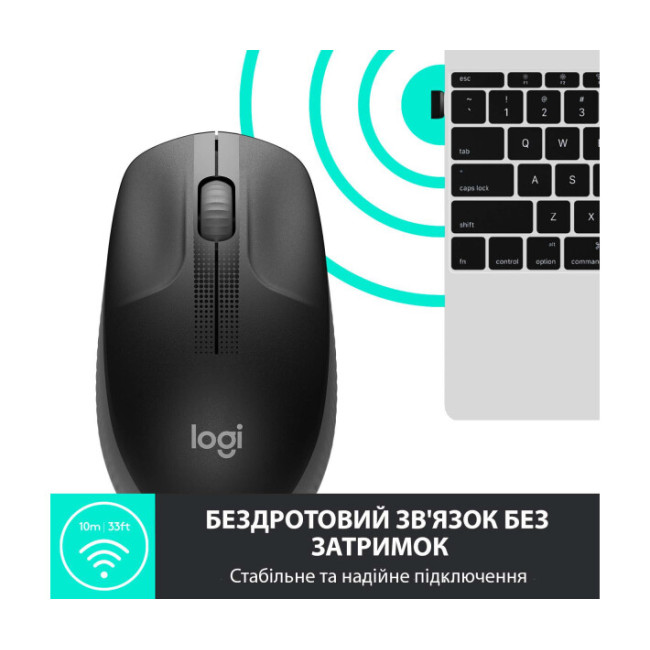 Logitech M190 Wireless Charcoal (910-005905)