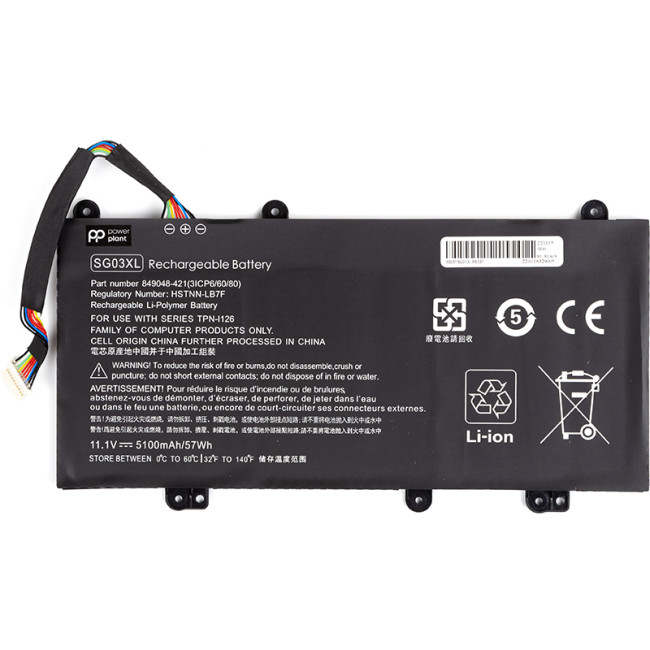 Аккумулятор PowerPlant для ноутбуков HP SG03-3S1P 11.1V 5100mAh