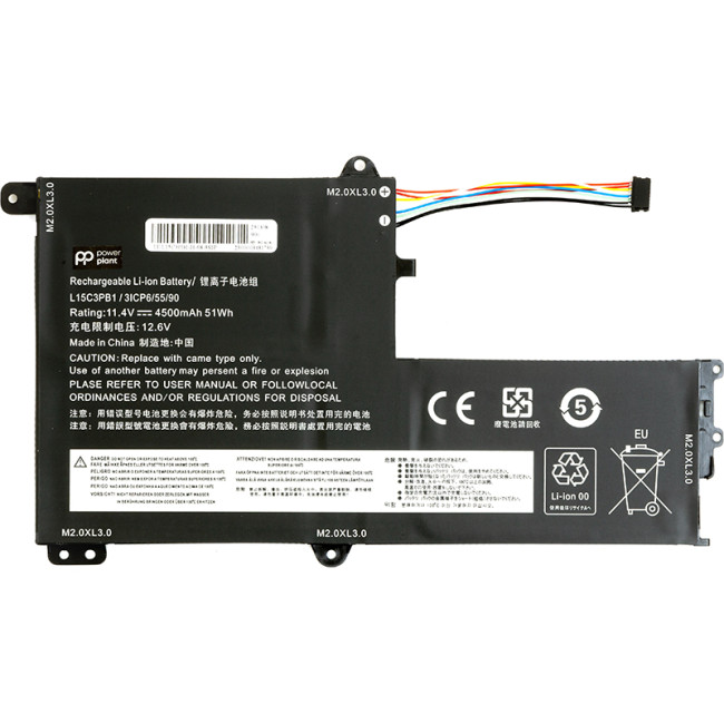 Аккумулятор PowerPlant для ноутбуков Lenovo Flex 5-1470 (L15C3PB1) 11.4V 4500mAh