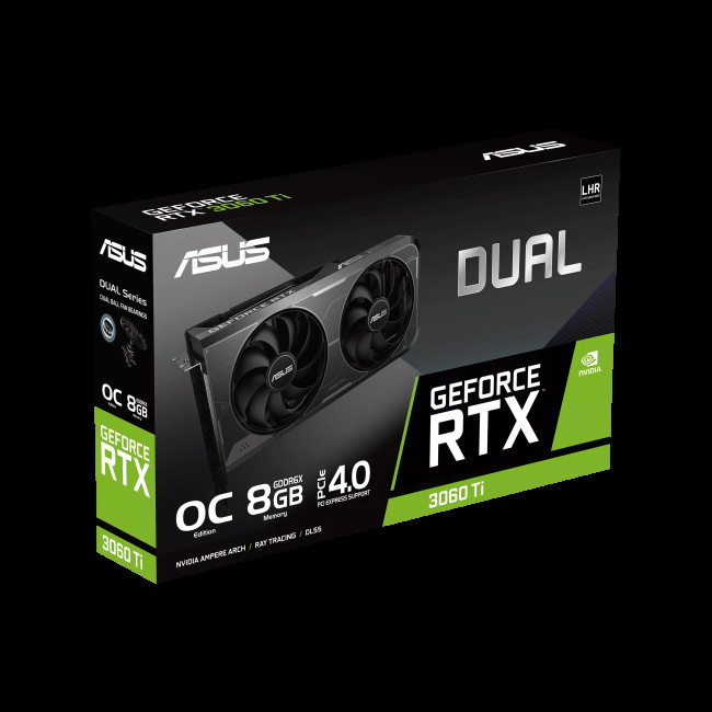 Видеокарта ASUS GeForce RTX3060Ti 8Gb DUAL OC GDDR6X (DUAL-RTX3060TI-O8GD6X)