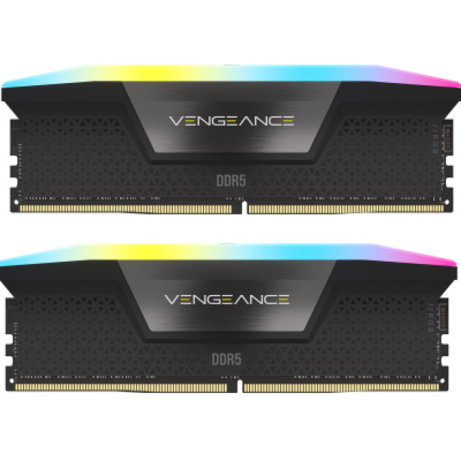 Corsair 64 GB (2x32GB) DDR5 6400 MHz Vengeance RGB (CMH64GX5M2B6400C32)