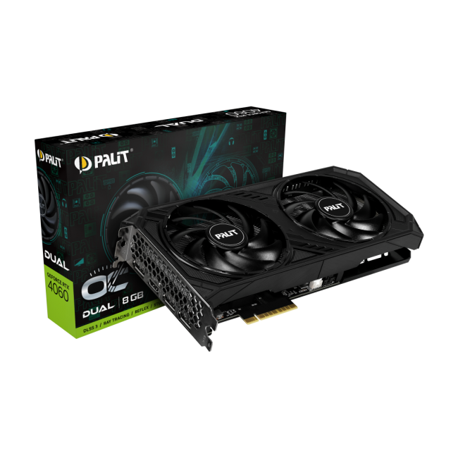 Palit GeForce RTX 4060 Dual OC (NE64060T19P1-1070D)