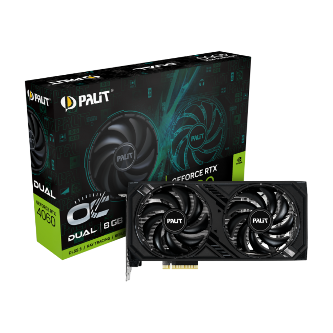 Palit GeForce RTX 4060 Dual OC (NE64060T19P1-1070D)