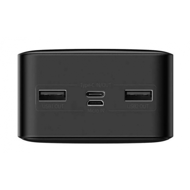 Baseus Bipow Digital Display Powerbank 15W 30000mAh Black (PPDML-K01)