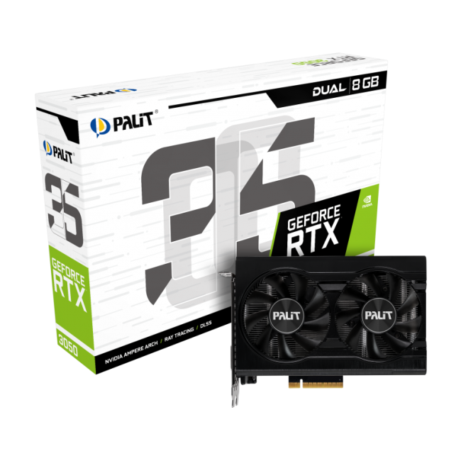 Palit GeForce RTX 3050 Dual (NE63050018P1-1070D)