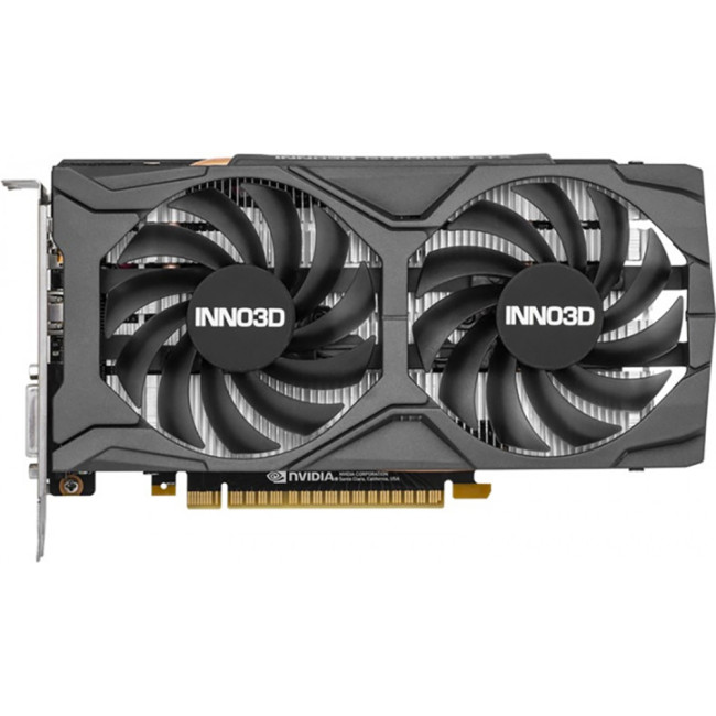 Видеокарта Inno3D GeForce GTX 1650 Twin X2 OC V2 4GB GDDR6 (N16502-04D6X-1720VA30)