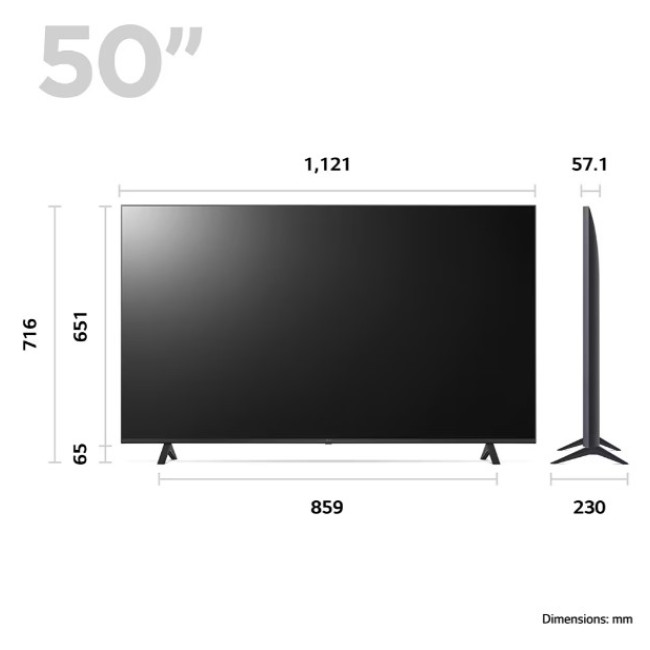 Телевизор LG 50UR78006LK