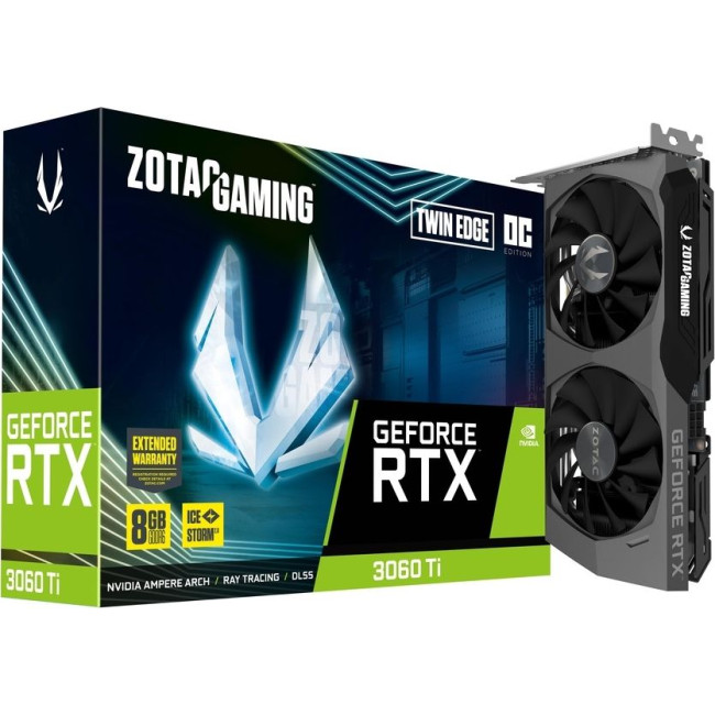 Zotac GAMING GeForce RTX 3060 Ti Twin Edge OC LHR (ZT-A30610H-10MLHR)