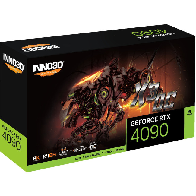 Видеокарта Inno3D GeForce RTX 4090 X3 OC (N40903-246XX-18332989)