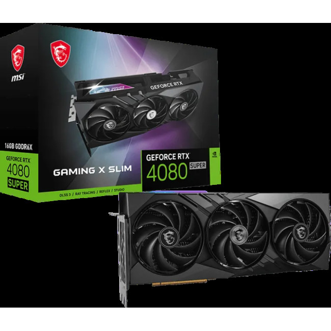 MSI GeForce RTX4080 SUPER 16GB GAMING X SLIM (RTX 4080 SUPER 16G GAMING X SLIM)