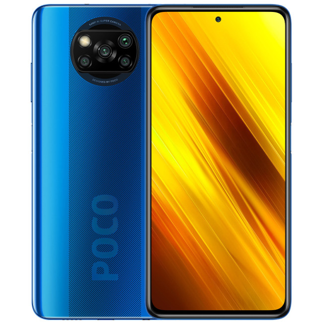 Смаpтфон Xiaomi Poco X3 NFC 6/64GB Cobalt Blue