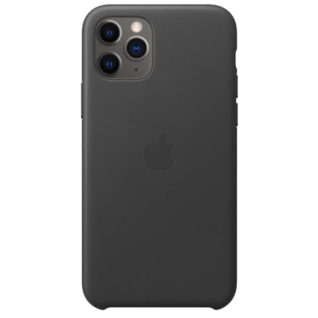 Чехол для телефона Apple iPhone 11 Pro Leather Case - Black (MWYE2)