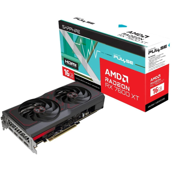 Sapphire Radeon RX 7600 XT 16GB PULSE (11339-04-20G)