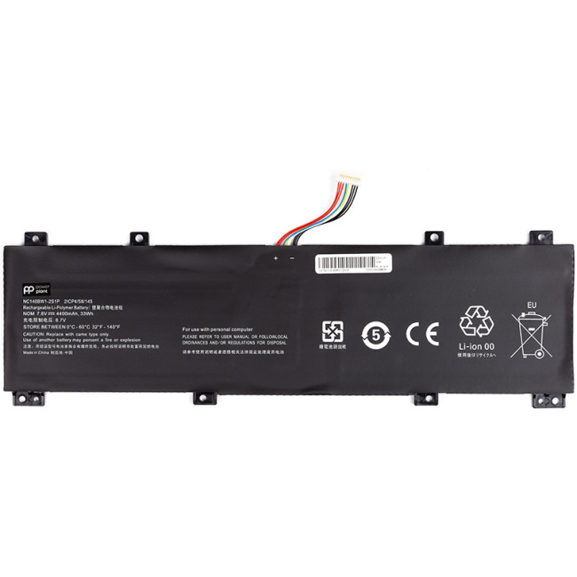 Аккумулятор PowerPlant для ноутбуков LENOVO IdeaPad 100S-14IBR 14" (NC140BW1) 7.6V 4400mAh