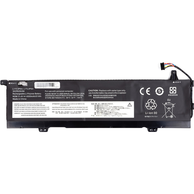 Аккумулятор PowerPlant для ноутбуков LENOVO L17C3PE0-68-3S1P 11.4V 4500mAh