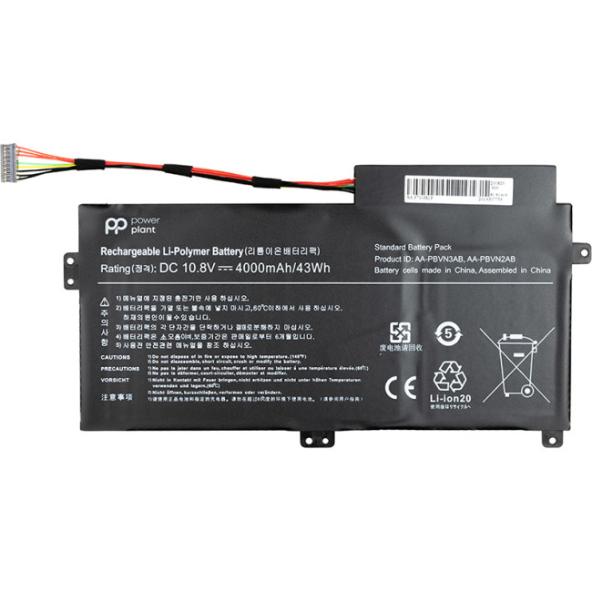 Аккумулятор PowerPlant для ноутбуков SAMSUNG 370R (AA-PBVN3AB) 10.8V 4000mAh