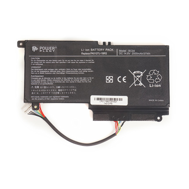 Аккумулятор PowerPlant для ноутбуков TOSHIBA Satellite L55 (PA5107U-1BRS, TA5107P9) 14.4V 3000mAh