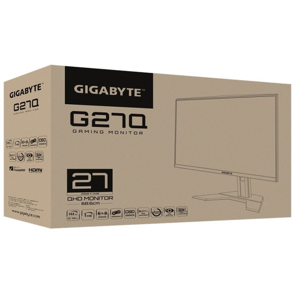 Gigabyte G27Q (G27Q-EK) - ідеальний вибір для ігор і роботи