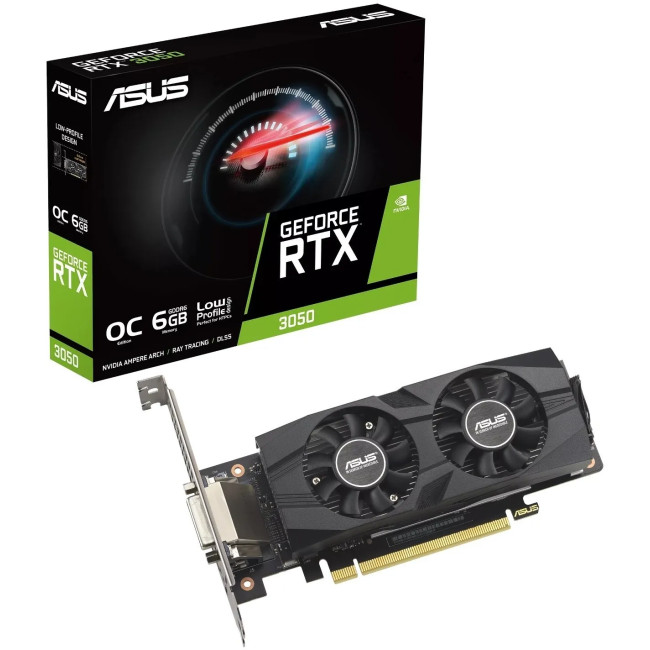 Видеокарта Asus GeForce RTX 3050 LP BRK OC 6144MB (RTX3050-O6G-LP-BRK)