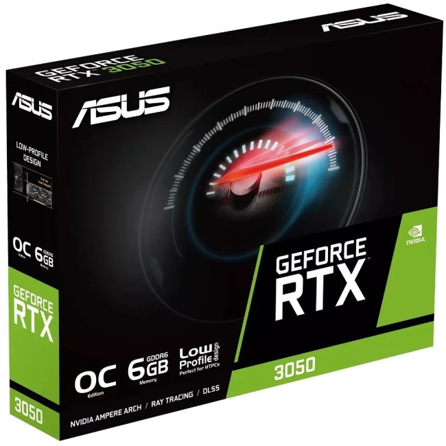 Видеокарта Asus GeForce RTX 3050 LP BRK OC 6144MB (RTX3050-O6G-LP-BRK)