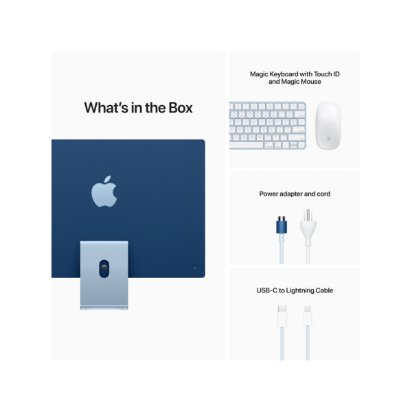 Моноблок Apple iMac 24 M1 Blue 2021 (MGPL3)