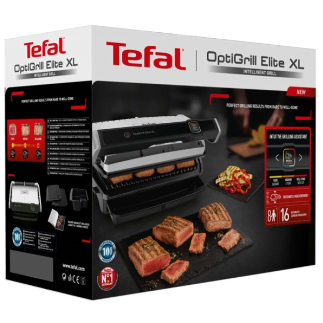 Гриль Tefal OptiGrill Elite XL GC760D30