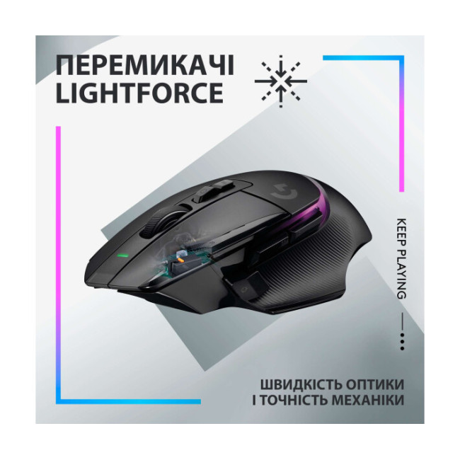 Мышь Logitech G502 X PLUS Black (910-006162)