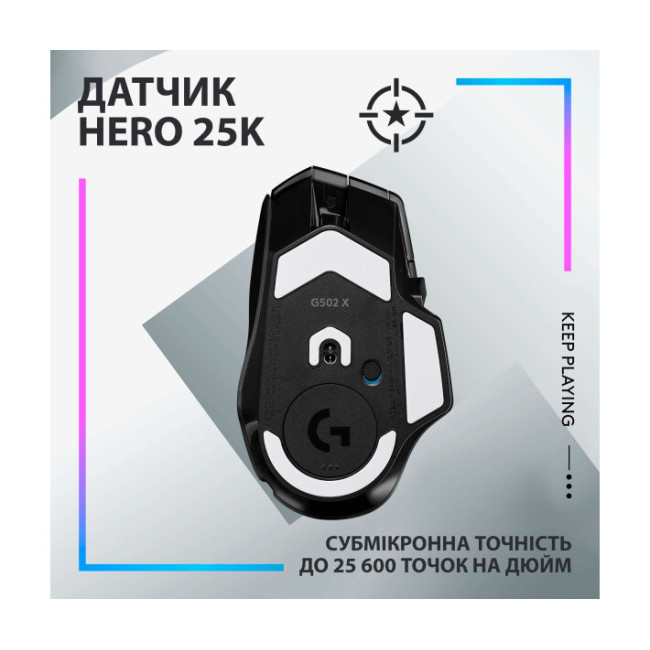 Мышь Logitech G502 X PLUS Black (910-006162)