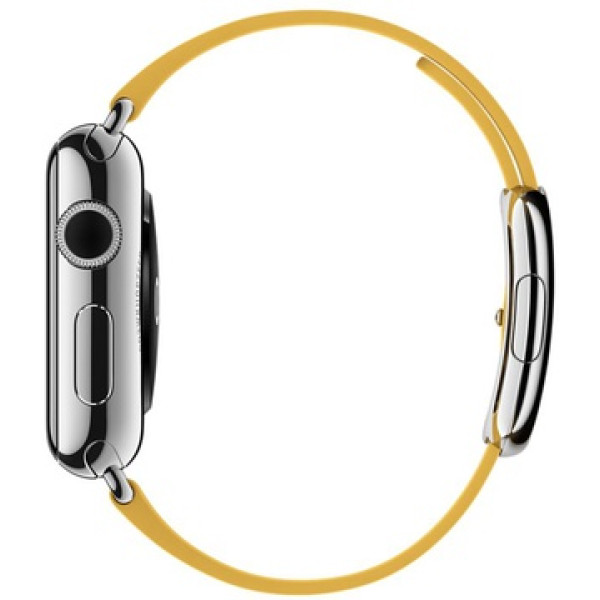 Умные часы Apple Watch 38mm Stainless Steel Case with Marigold Modern Buckle Medium (MMFF2)