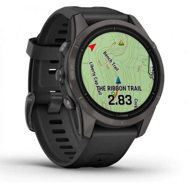 Garmin Epix Pro Gen 2 Sapphire 42mm Carbon G. DLC Ti. with Black Band (010-02802-14/15)