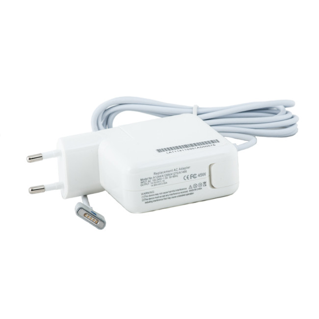 Блок живлення для ноутбуков PowerPlant APPLE 220V, 14.85V 45W 3.05A (MagSafe2)