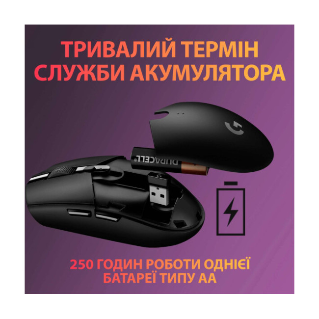 Мышь Logitech G305 Lightspeed Black (910-005282, 910-005280)