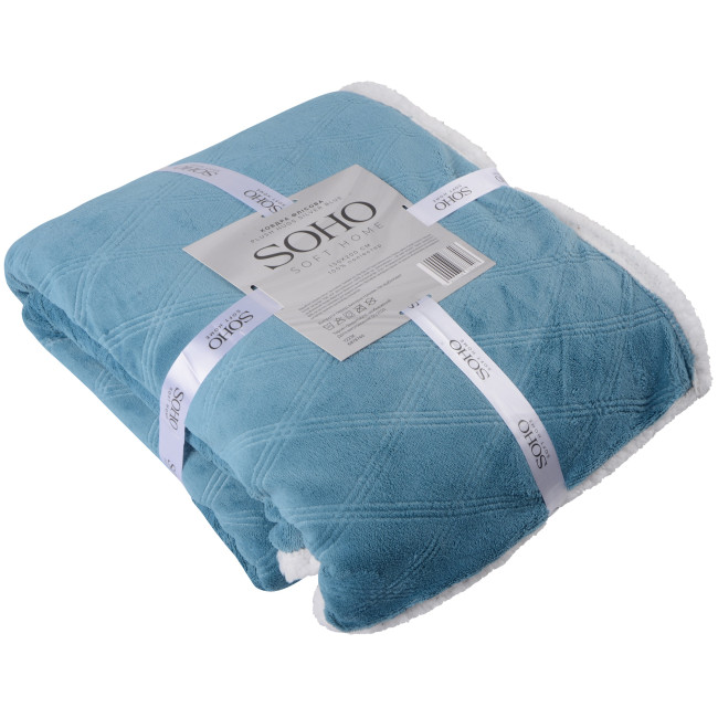 Одеяло SOHO Plush hugs Silver blue 150x200 (1223К)