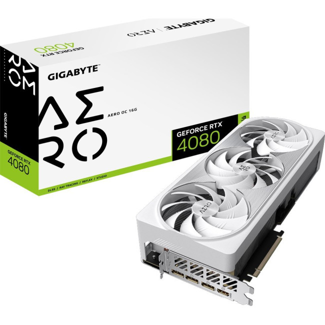 Gigabyte GeForce RTX4080 16Gb AERO OC (GV-N4080AERO OC-16GD)