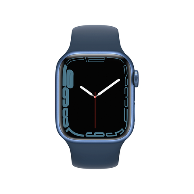 Продаж Apple Watch Series 7 GPS + Cellular 41mm Blue Aluminum Case w. Abyss Blue S. Band (MKHC3)